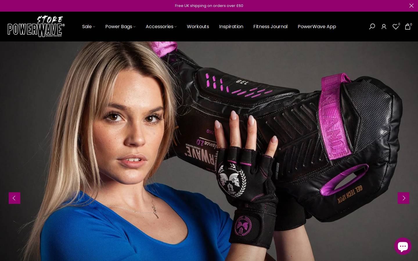 Powerwave homepage screenshot