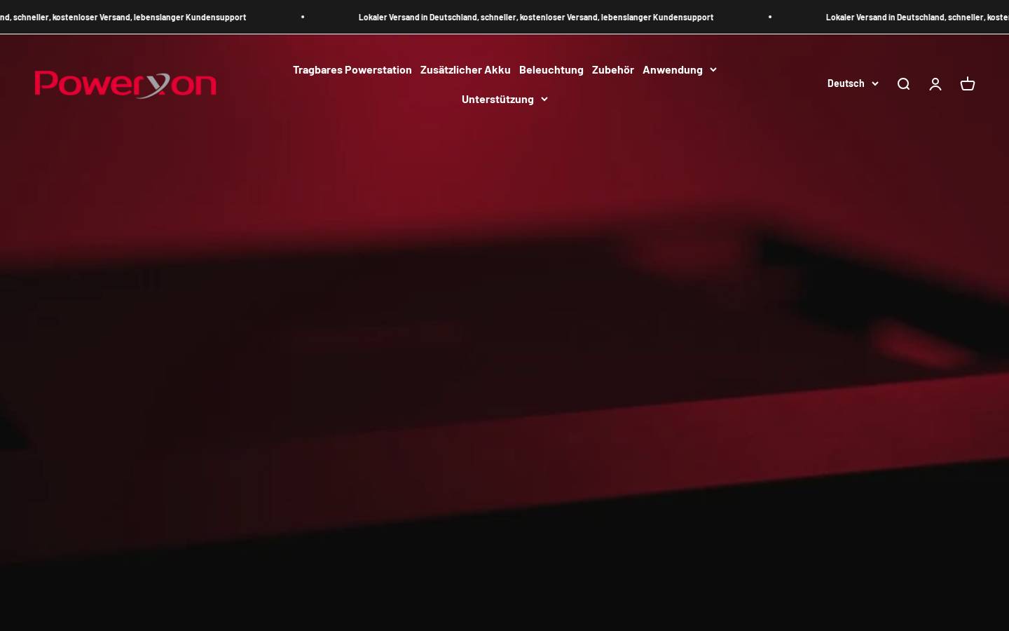 powerxon.de homepage screenshot