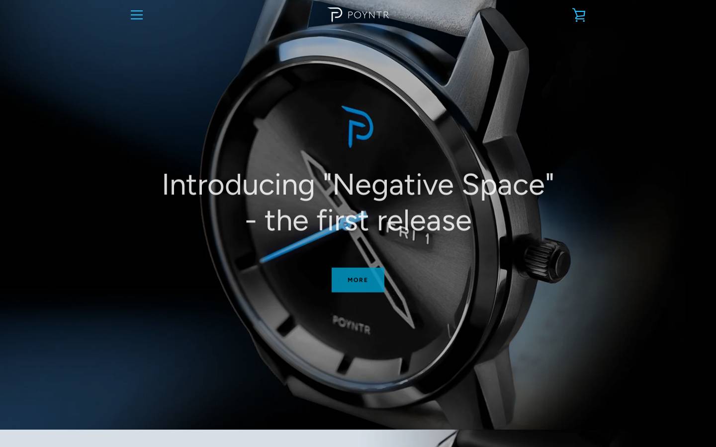 poyntrwatches.com homepage screenshot