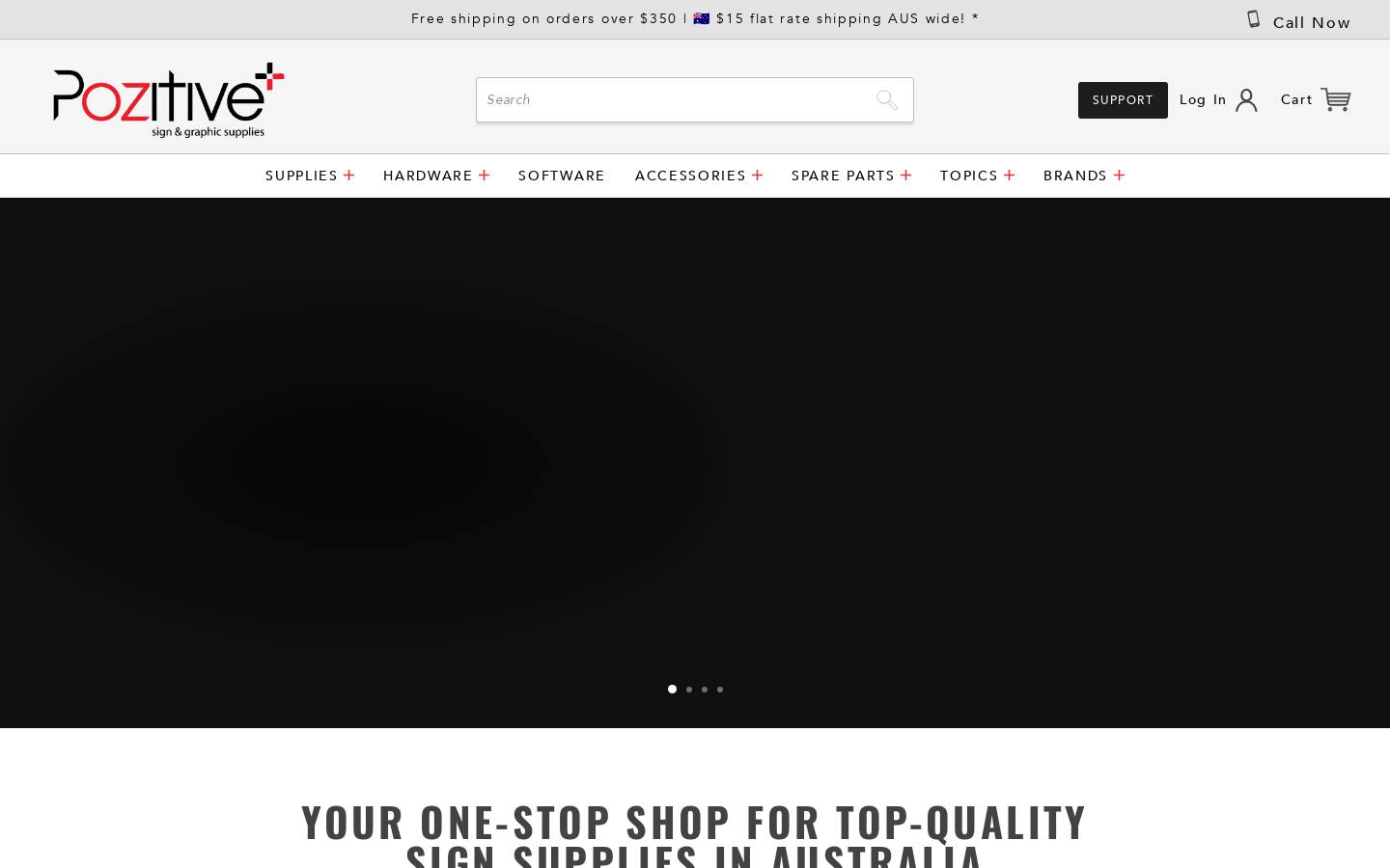 Pozitive homepage screenshot