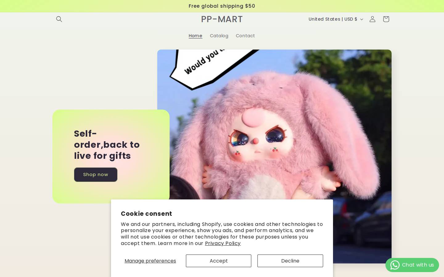 pp-mart.com homepage screenshot