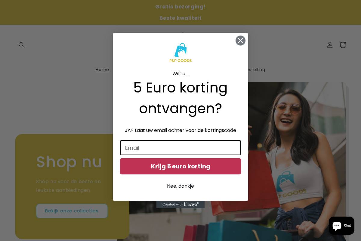 Ppgoods homepage screenshot