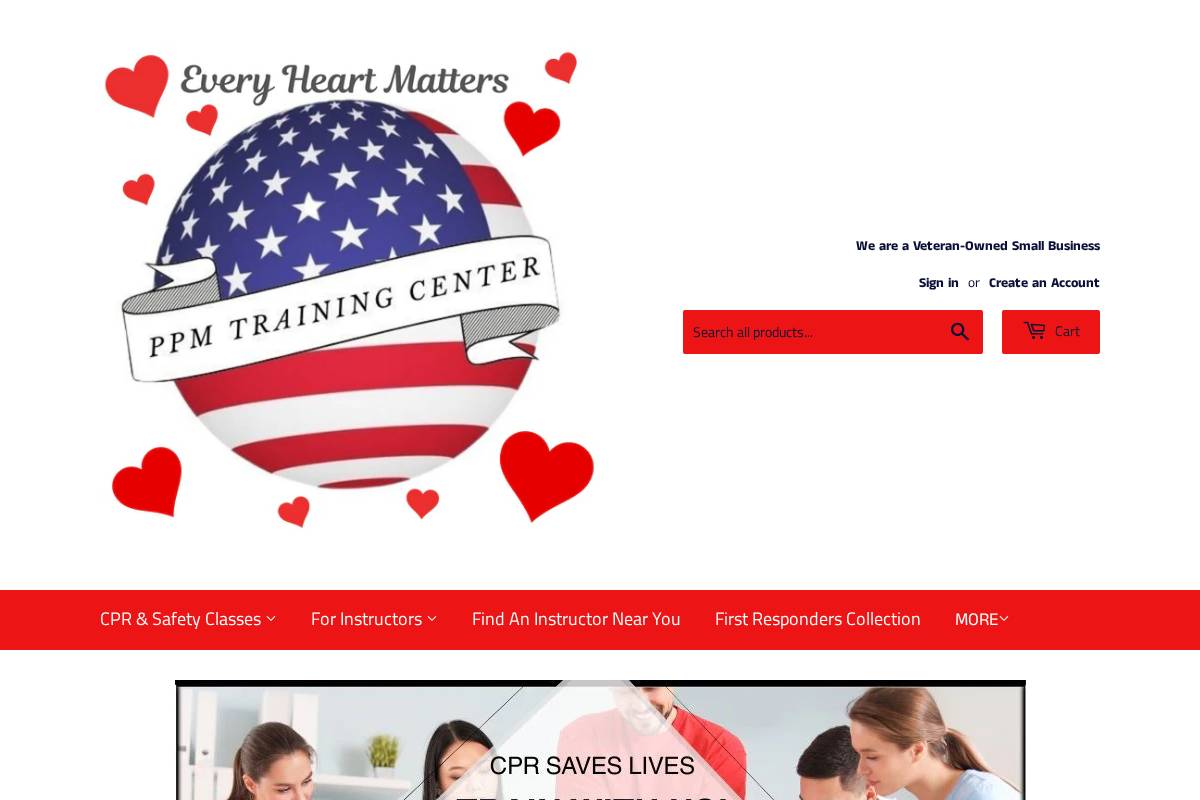 ppmcompanystore.com homepage screenshot