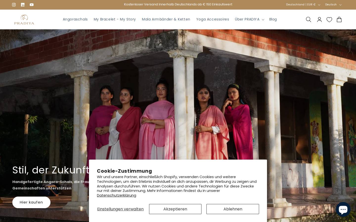 pradiya.com homepage screenshot