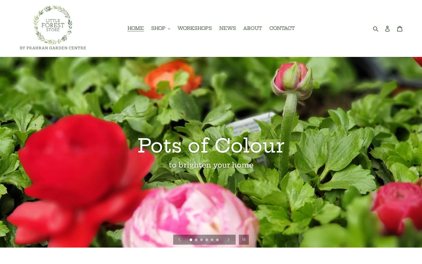 prahrangardencentre.com.au homepage screenshot