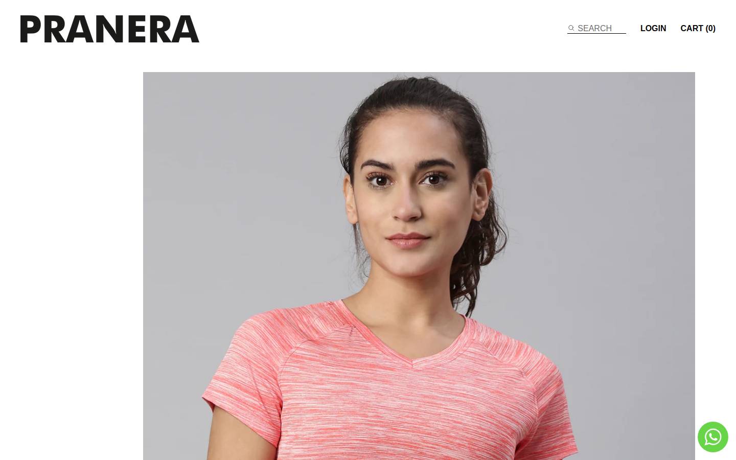 pranera.com homepage screenshot