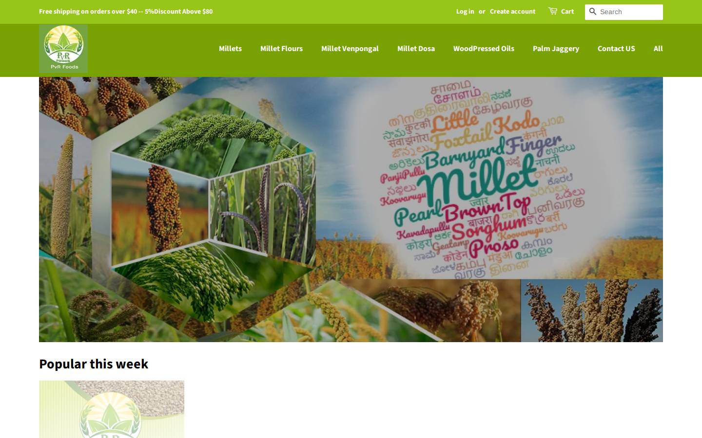 pratapfoods.com homepage screenshot