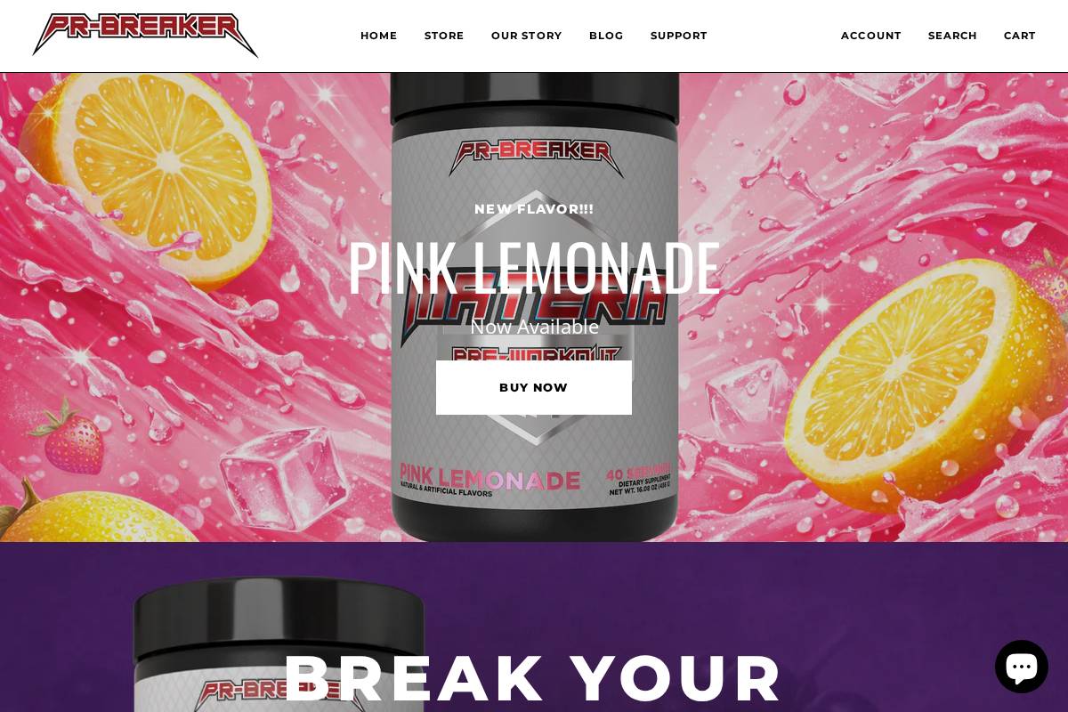 prbreaker.com homepage screenshot