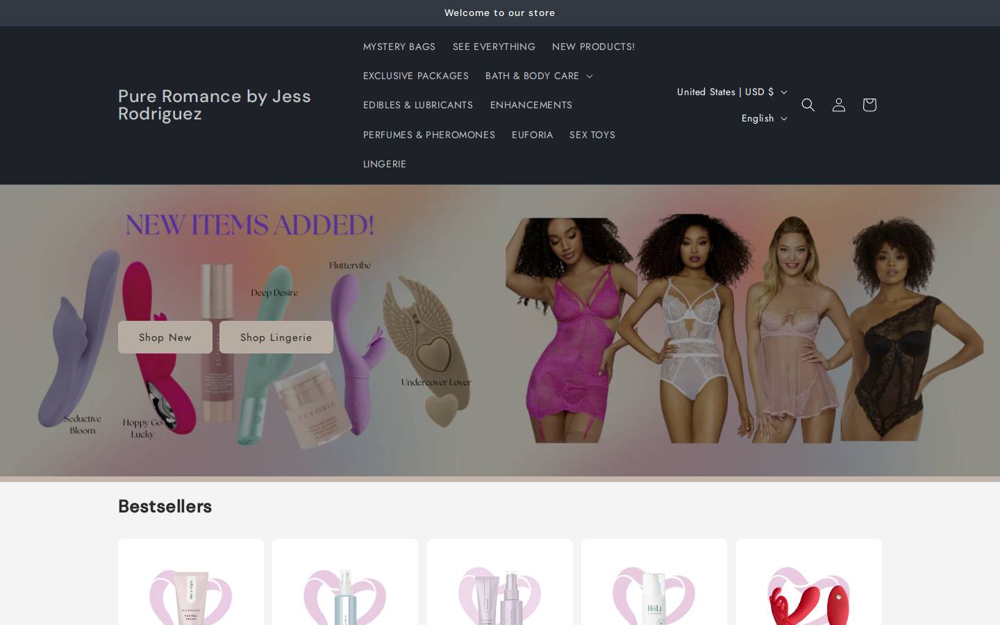 prbyjess.com homepage screenshot