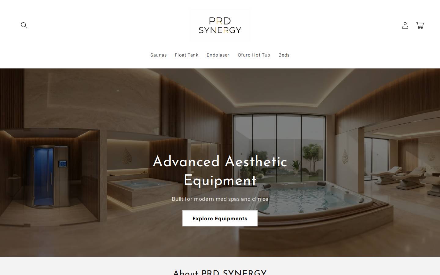 prdsynergy.com homepage screenshot