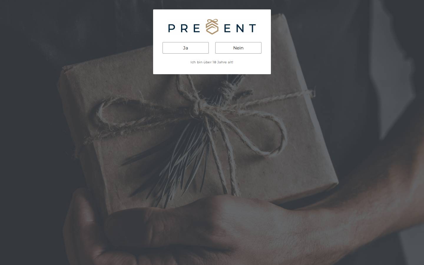 pre5ent.com homepage screenshot