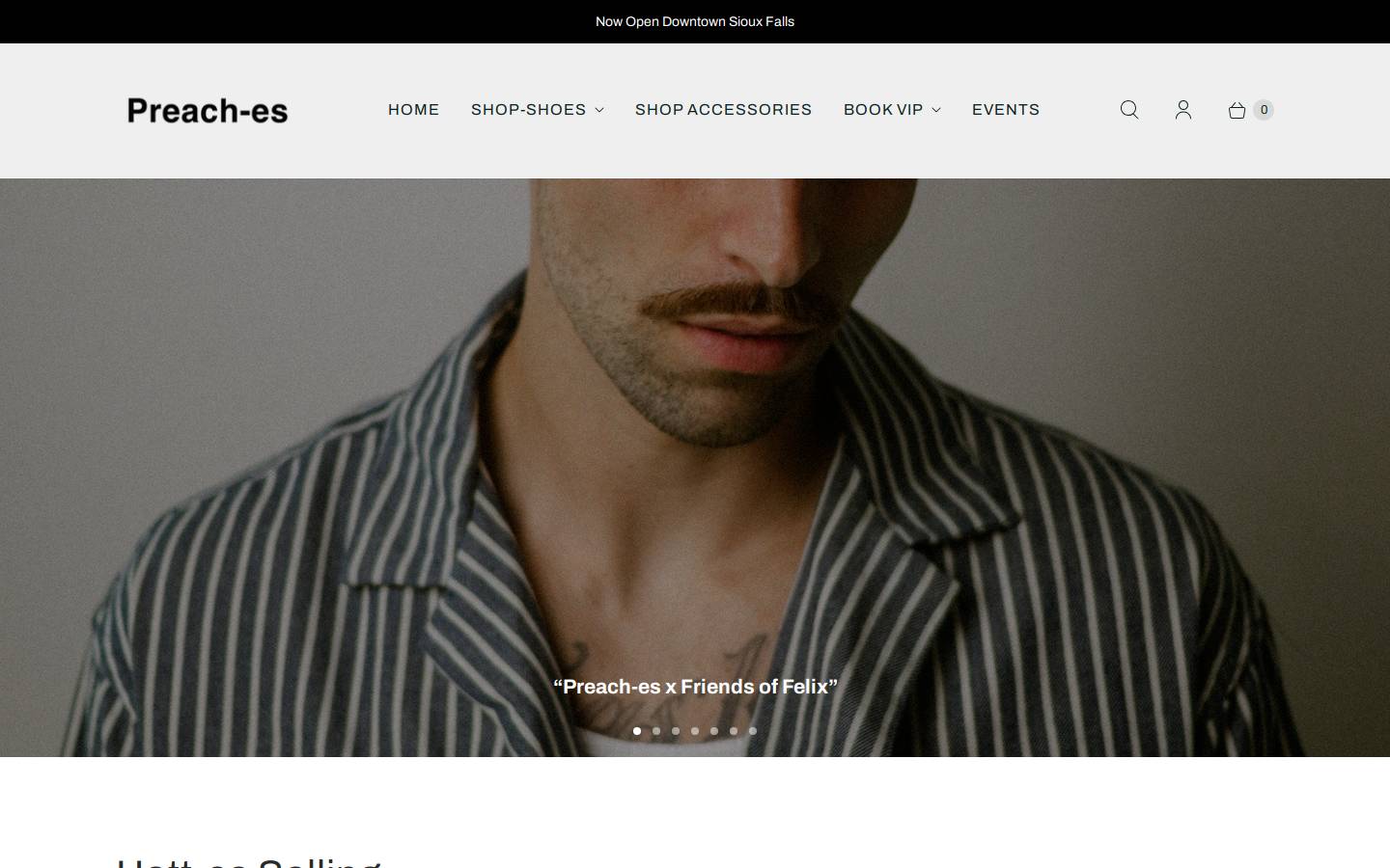 preach-es.com homepage screenshot