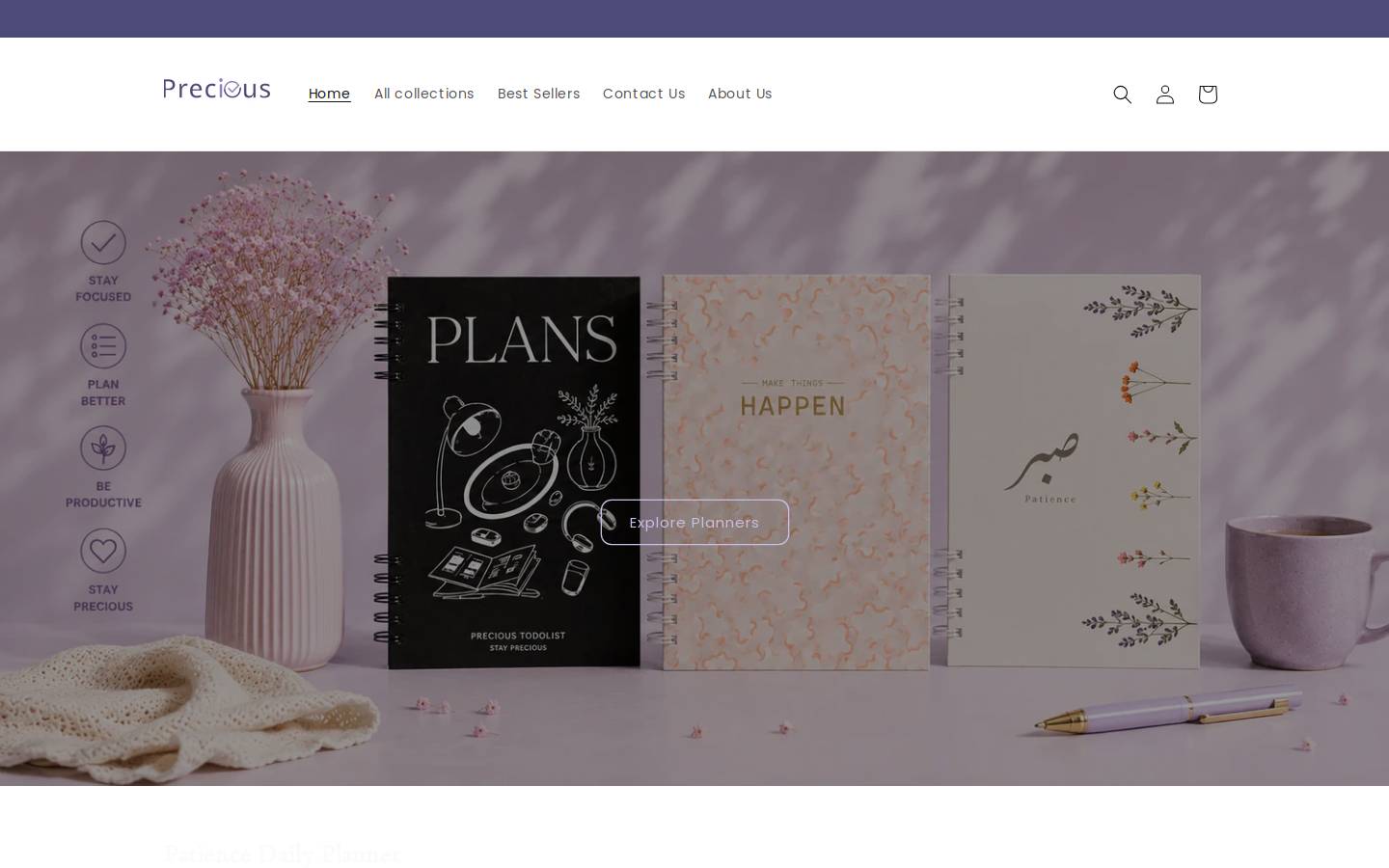 precioustodolist.com homepage screenshot