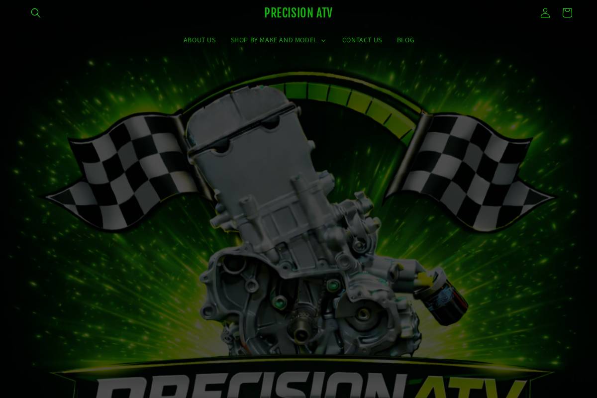 PRECISION ATV homepage screenshot