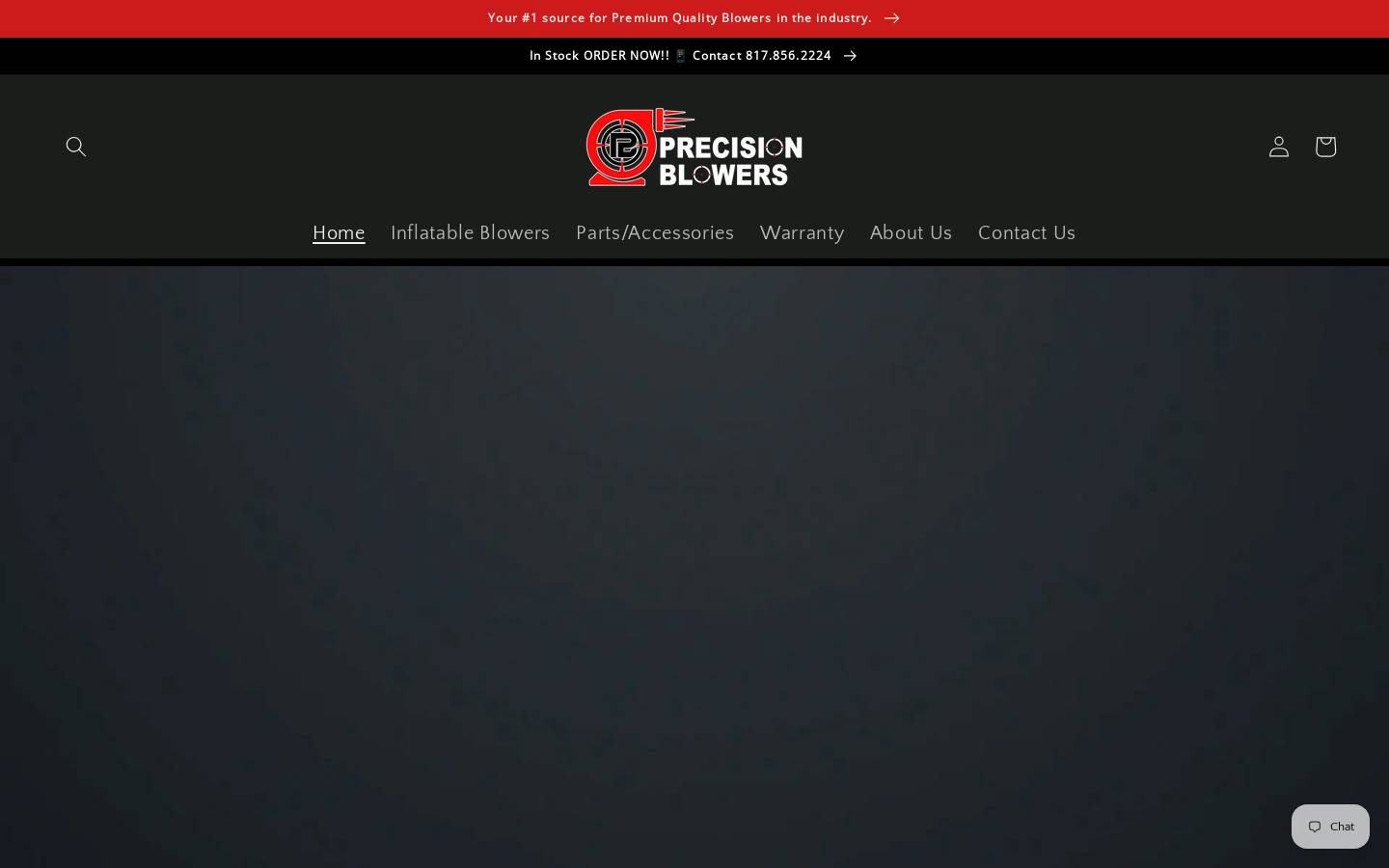 predatorblowers.org homepage screenshot
