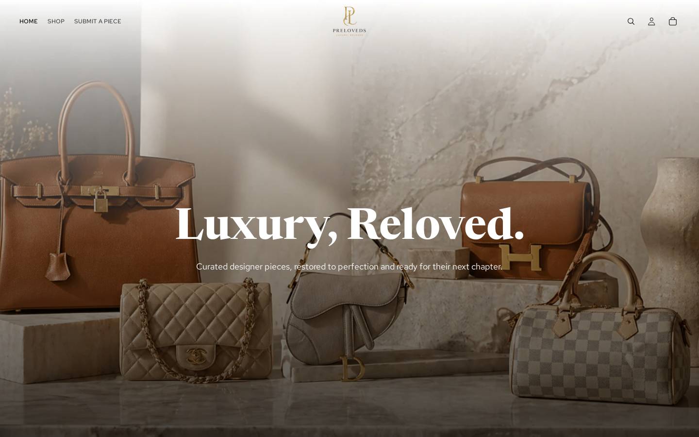 preloveds.ca homepage screenshot