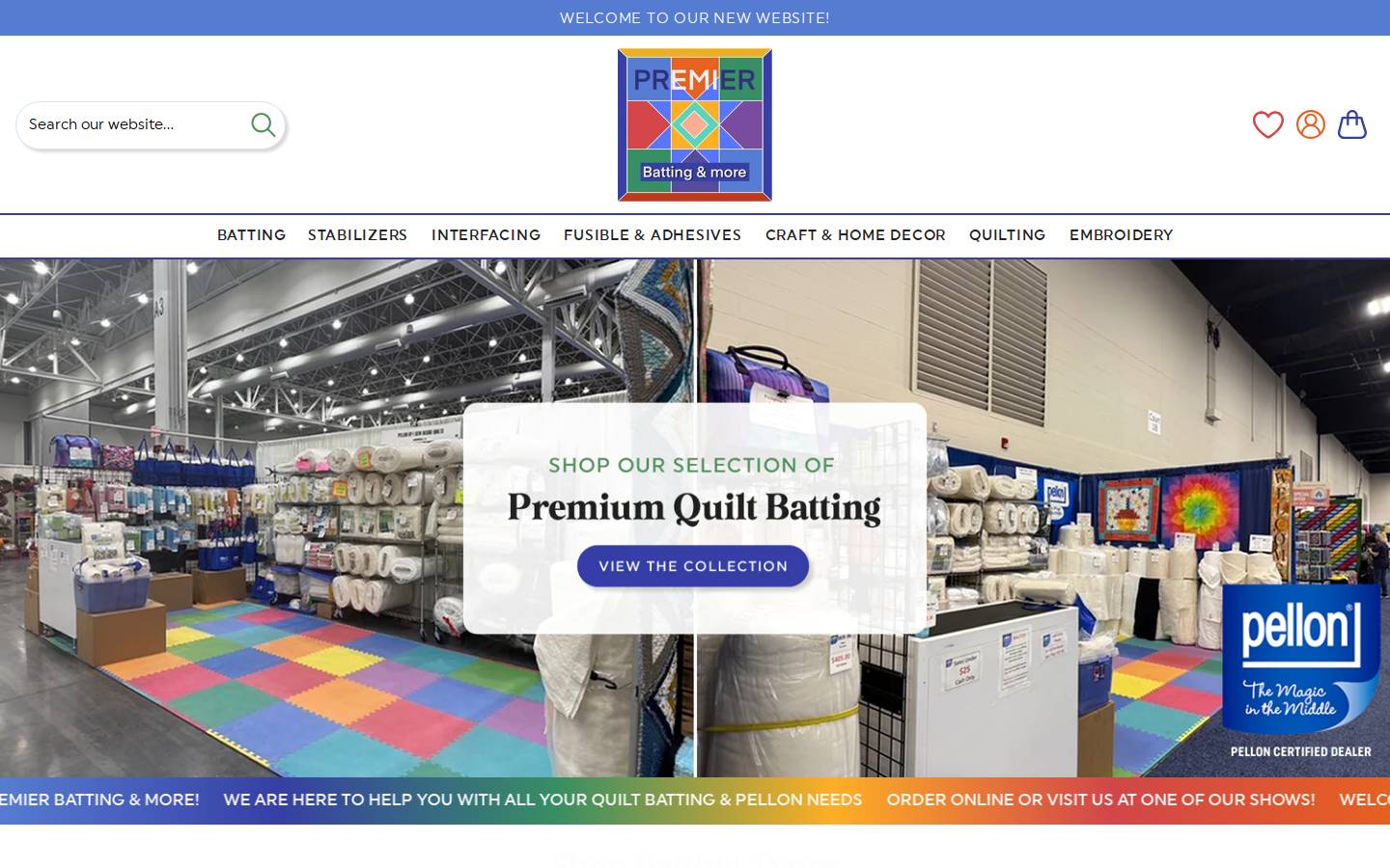 premierbattingandmore.com homepage screenshot