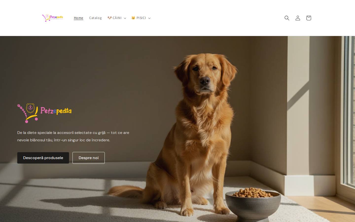 premiumpetdistribution.ro homepage screenshot