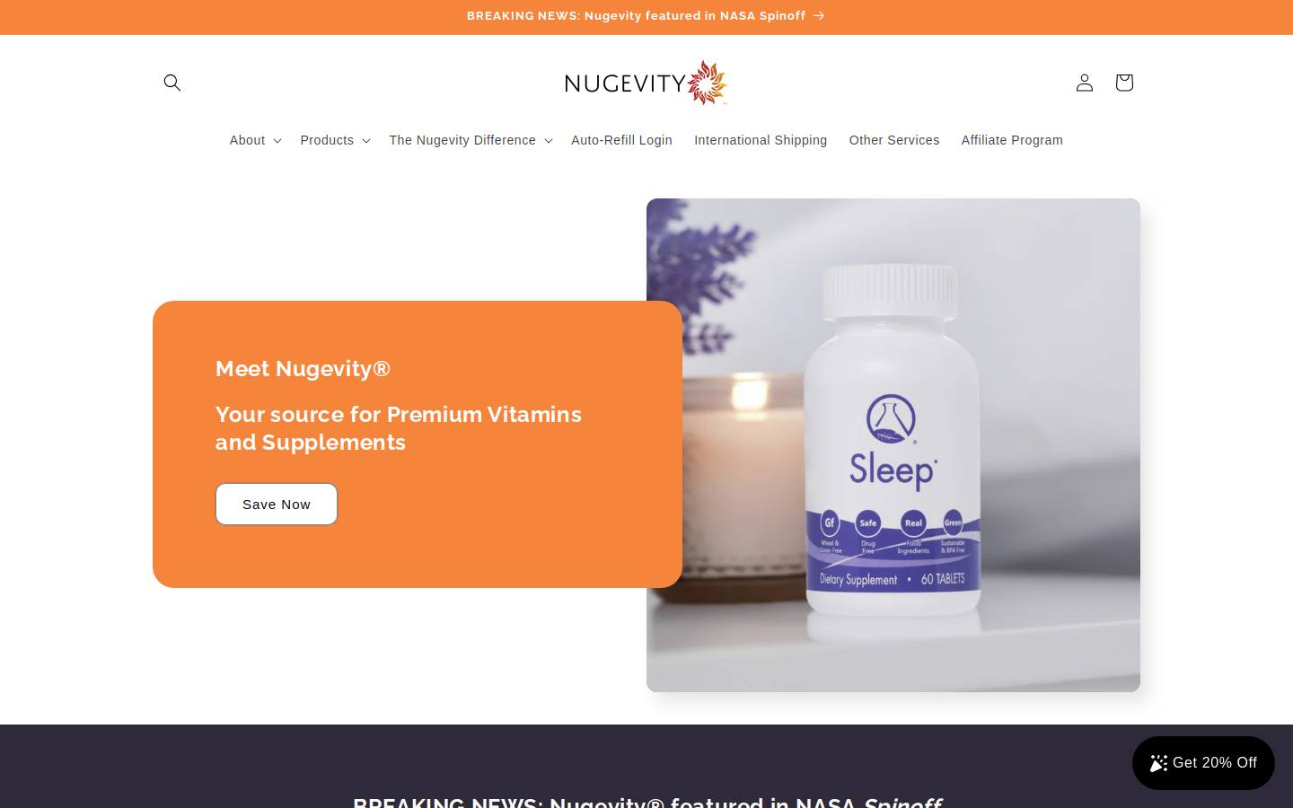 Premiumvitaminsandsupplements homepage screenshot