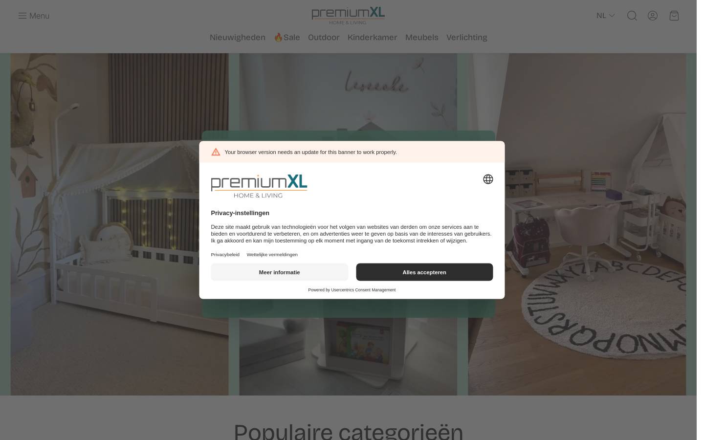 premiumXL Nederland homepage screenshot