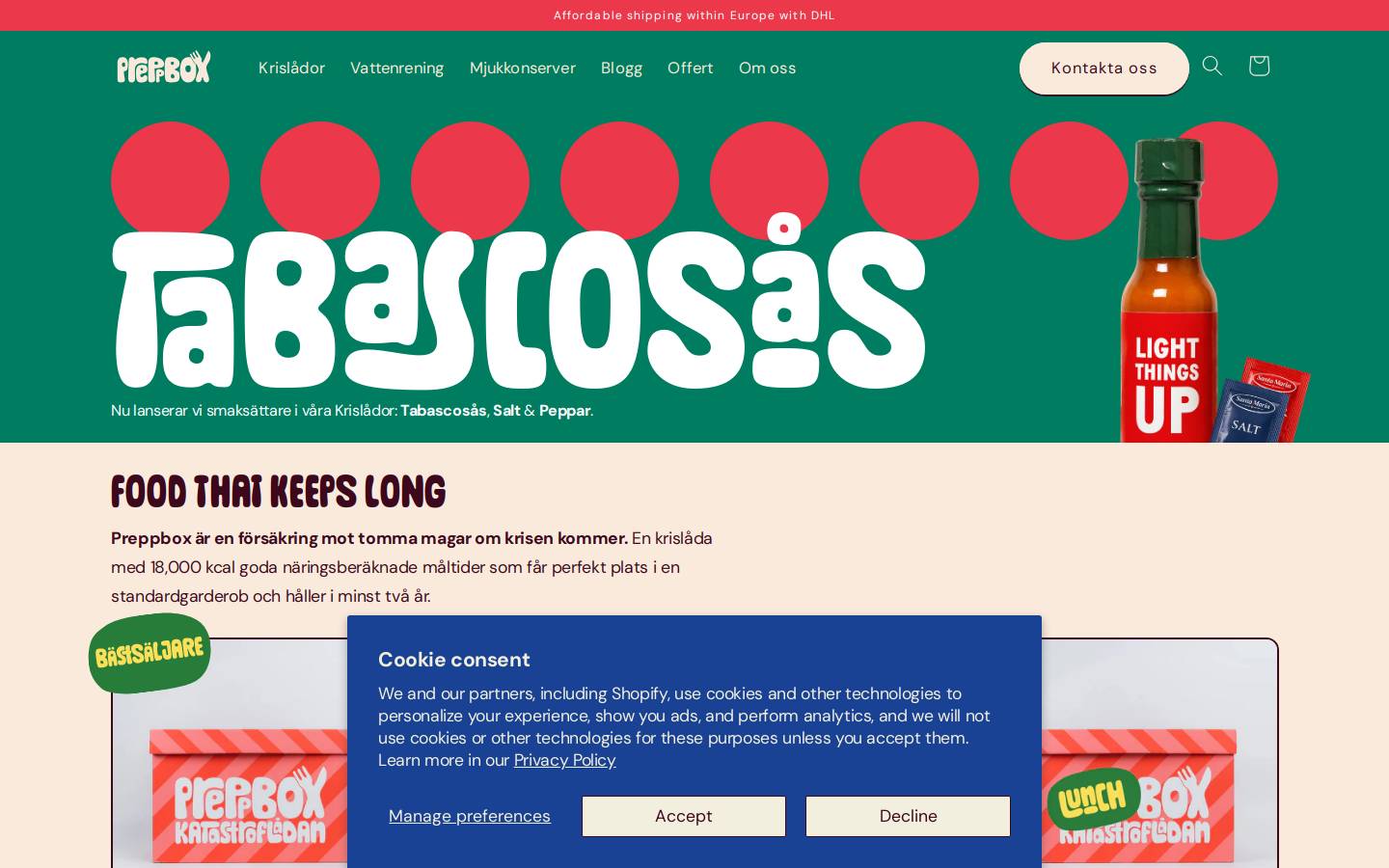 preppbox.com homepage screenshot