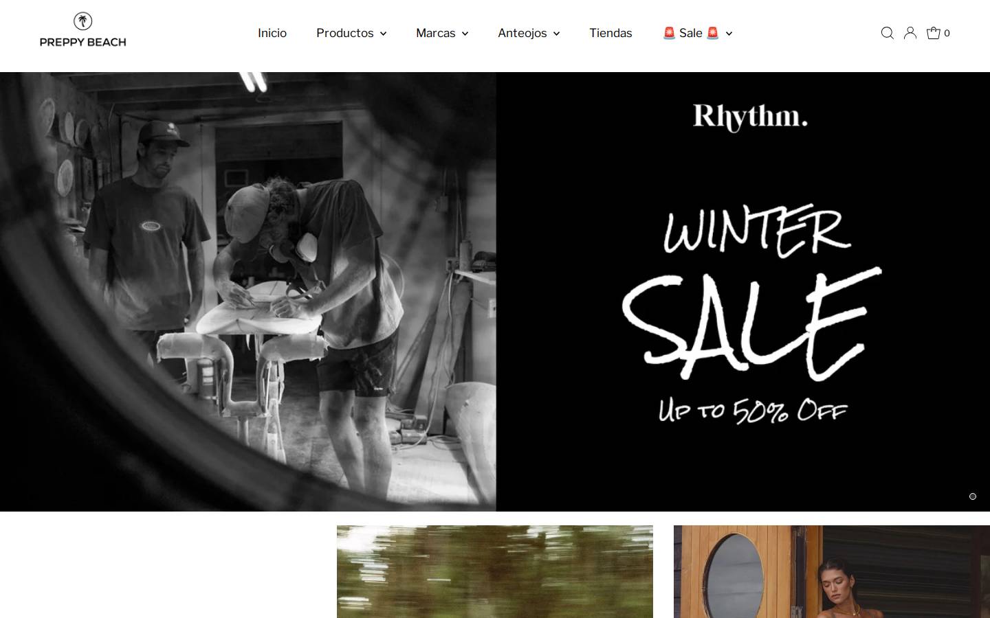 preppybeach.cl homepage screenshot