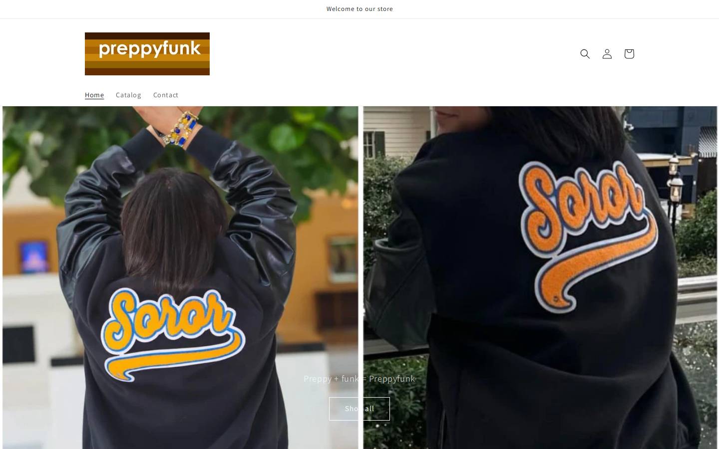 preppyfunk.com homepage screenshot