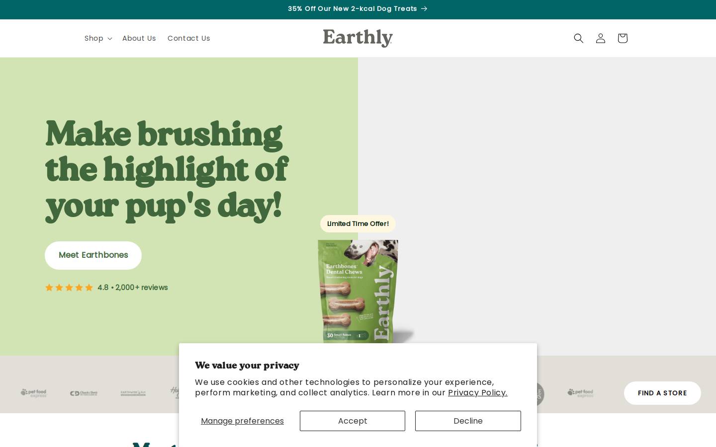 presidionatural.com homepage screenshot