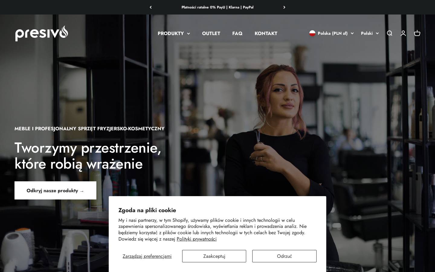 presivo.com homepage screenshot