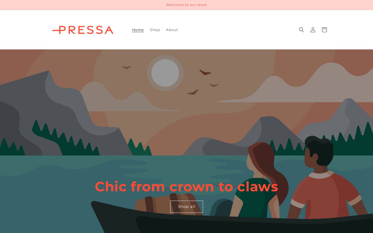 pressa.shop homepage screenshot