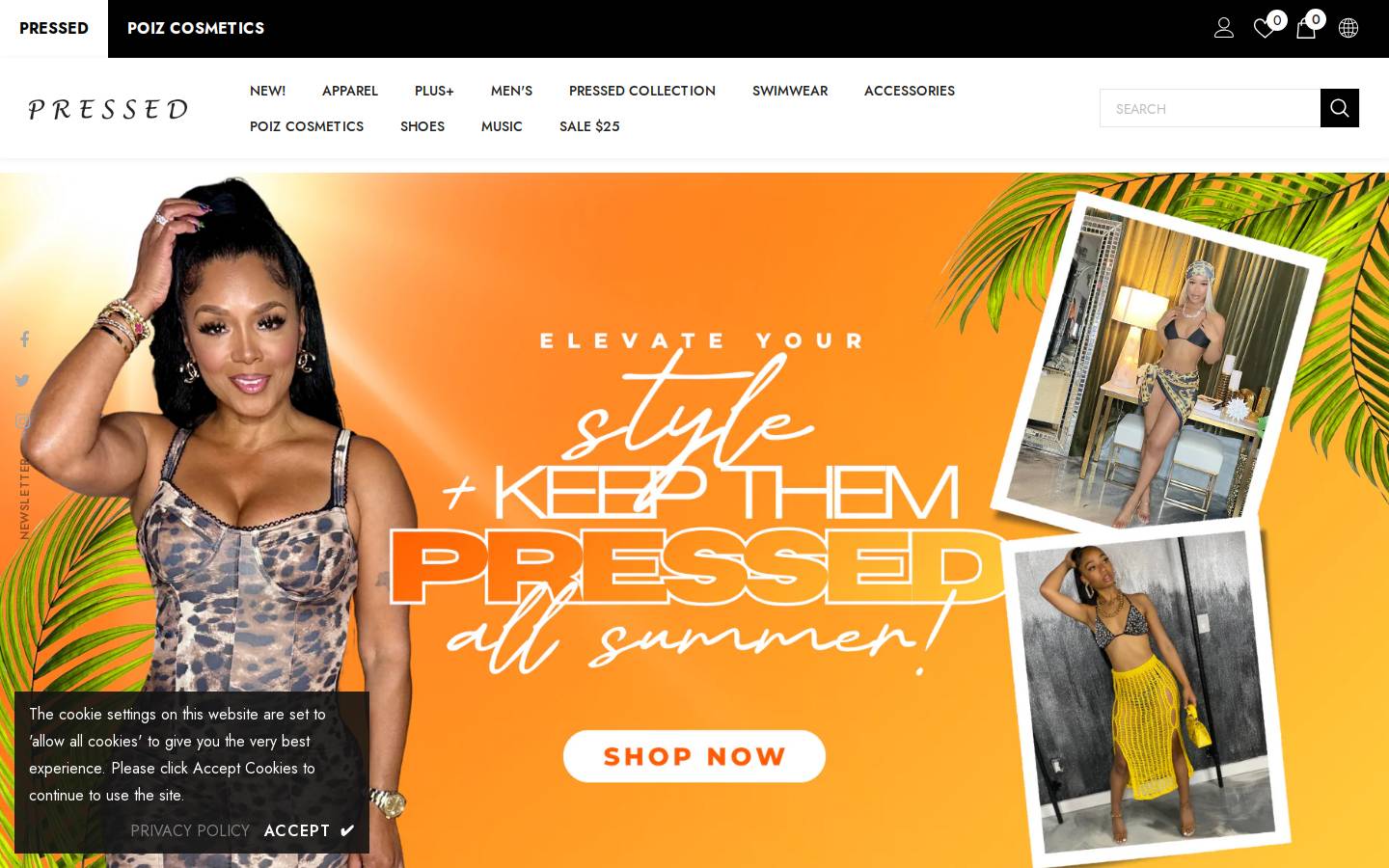 Pressedatl homepage screenshot