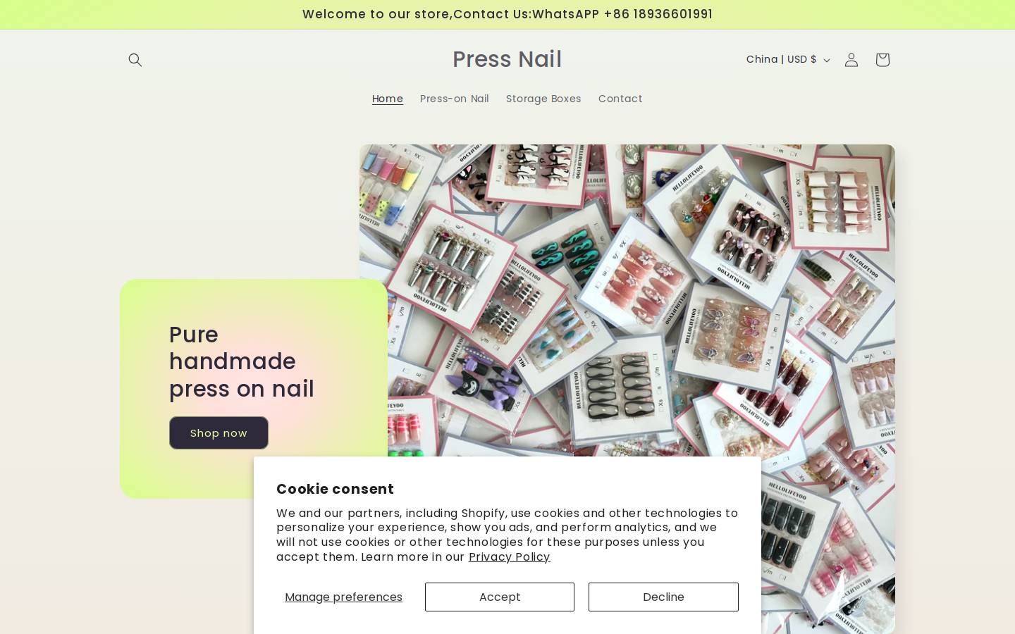 pressnail.com homepage screenshot