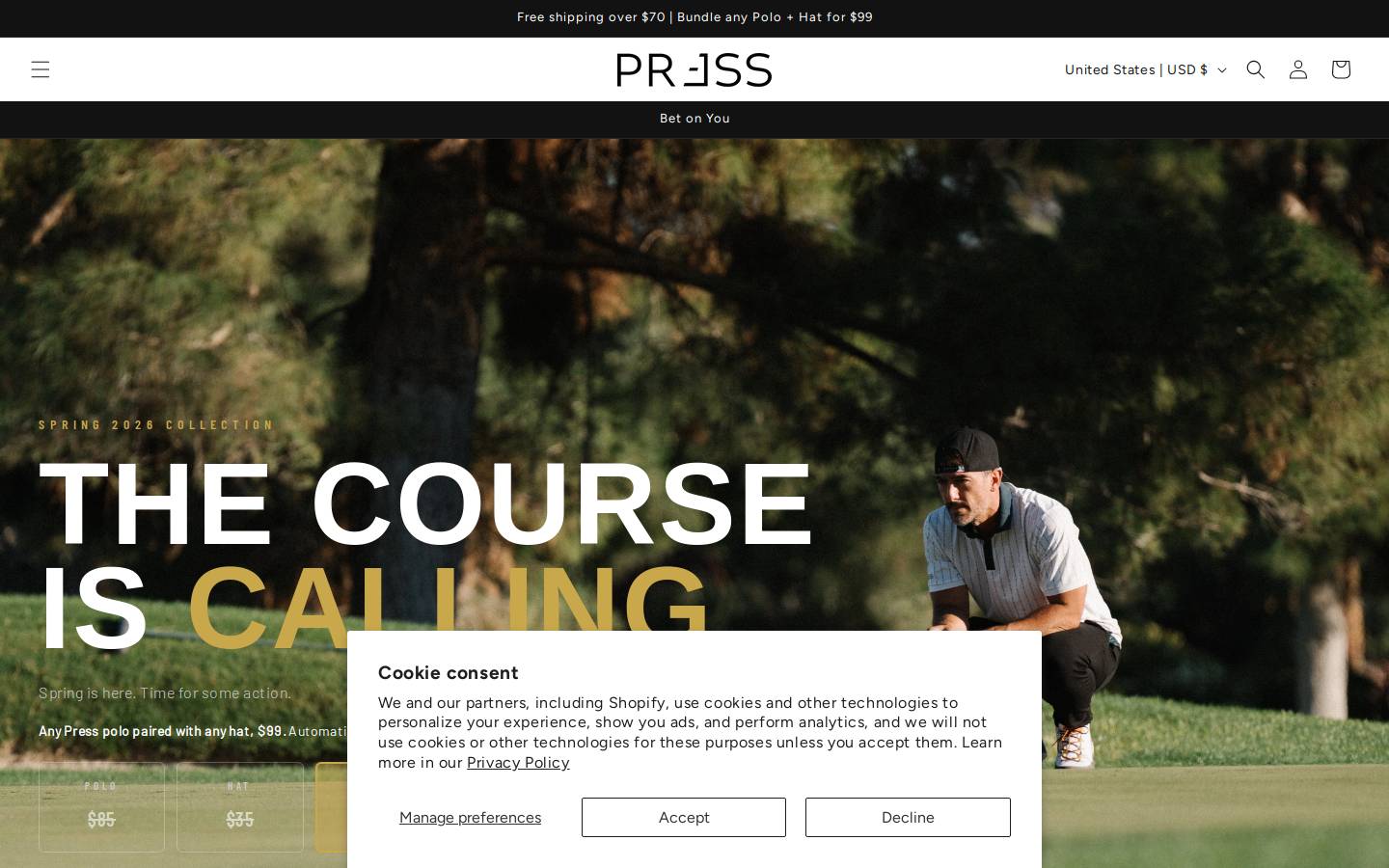 pressunlimited.com homepage screenshot