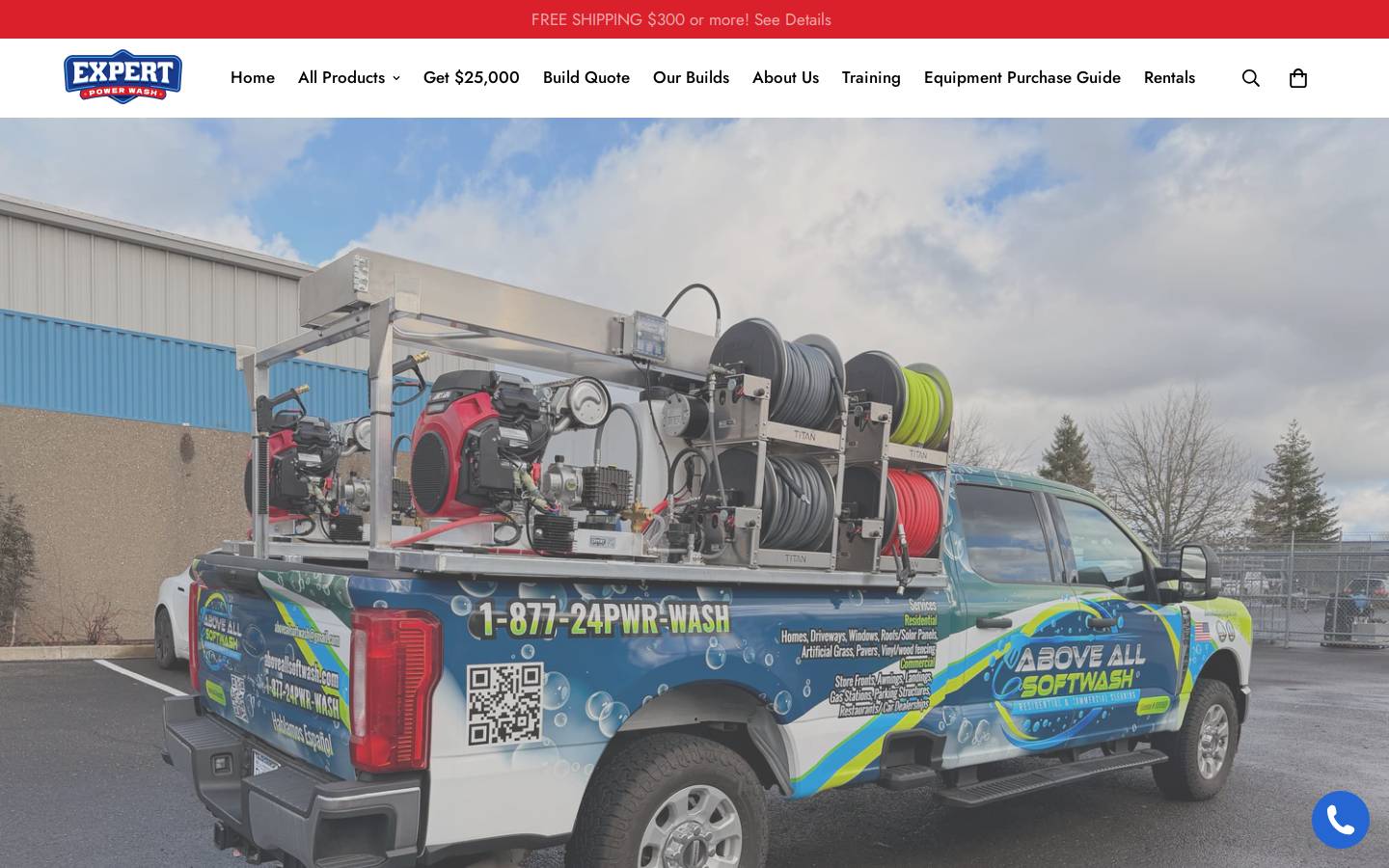 pressurewashingskids.com homepage screenshot