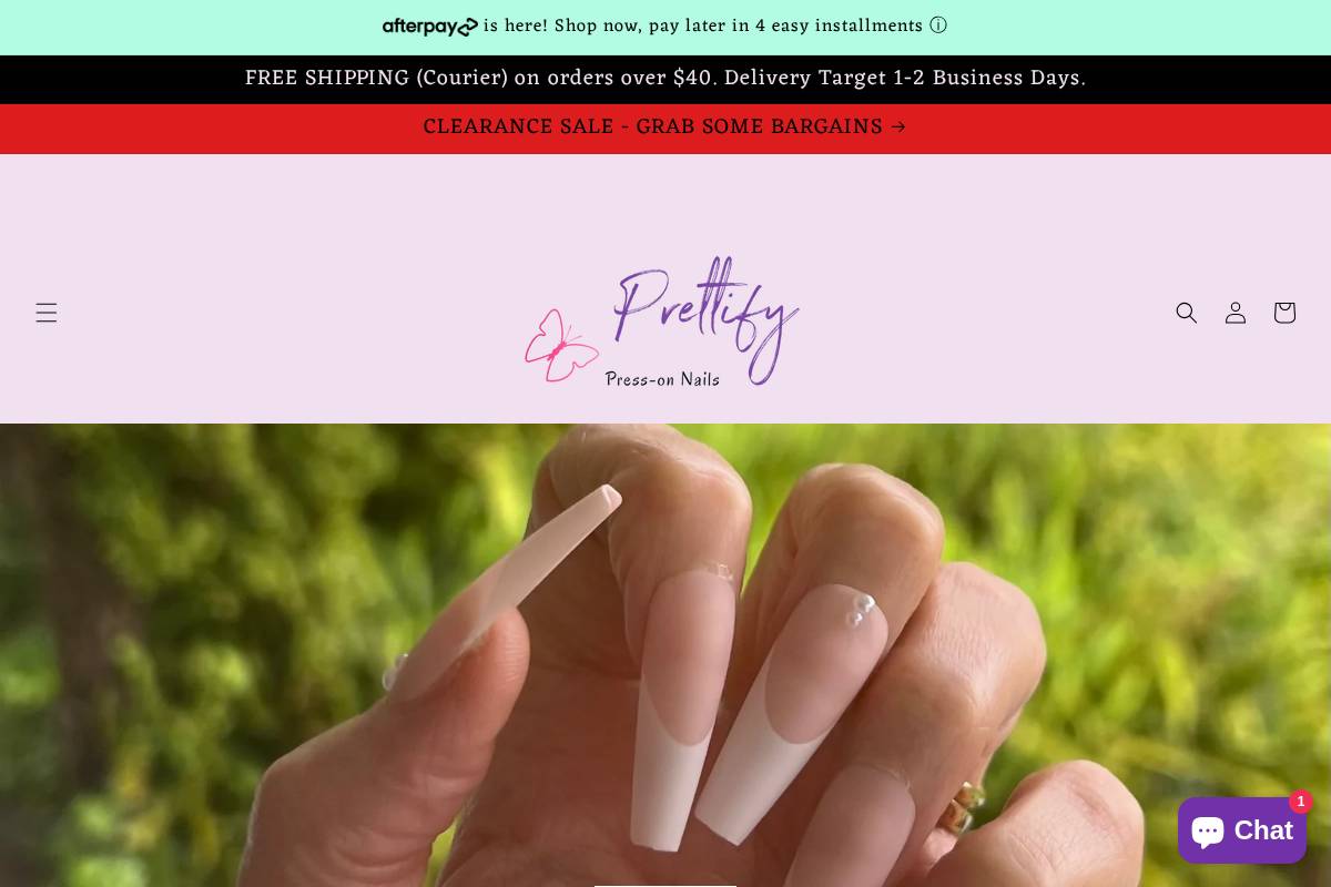 prettify.co.nz homepage screenshot