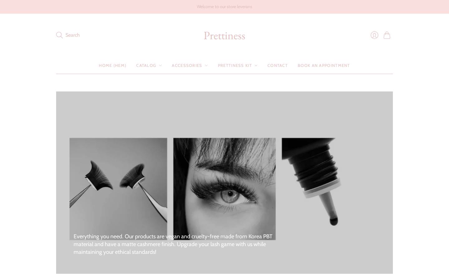 prettiness.online homepage screenshot