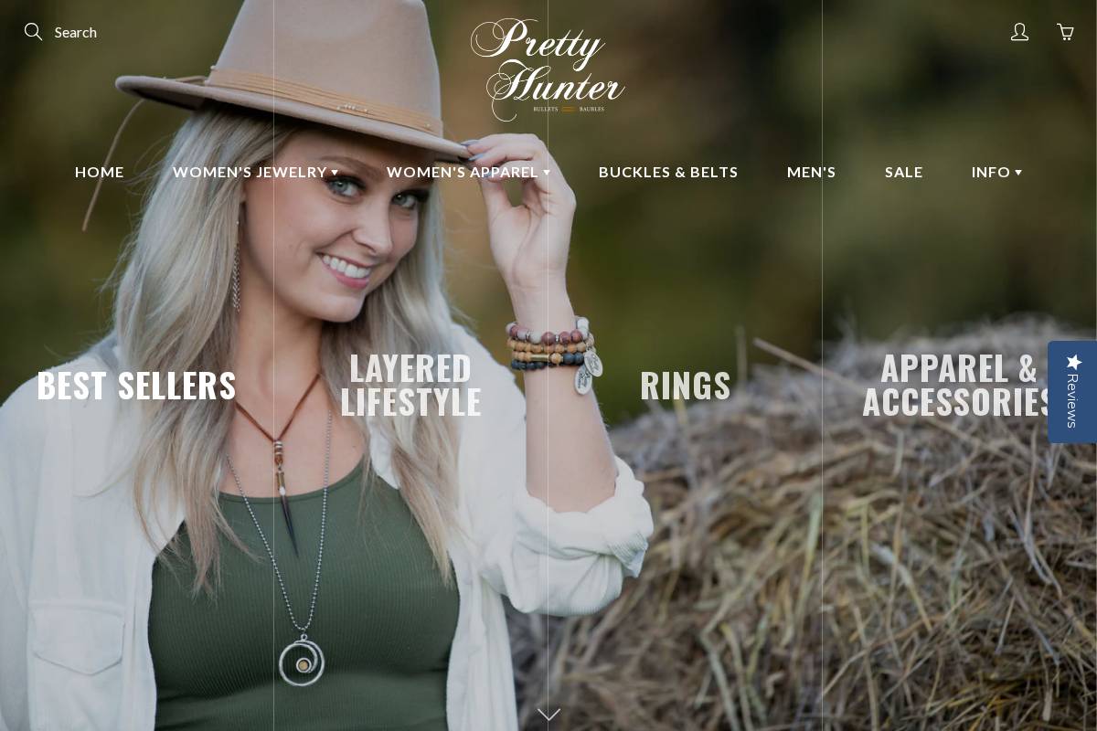 prettyhunter.com homepage screenshot