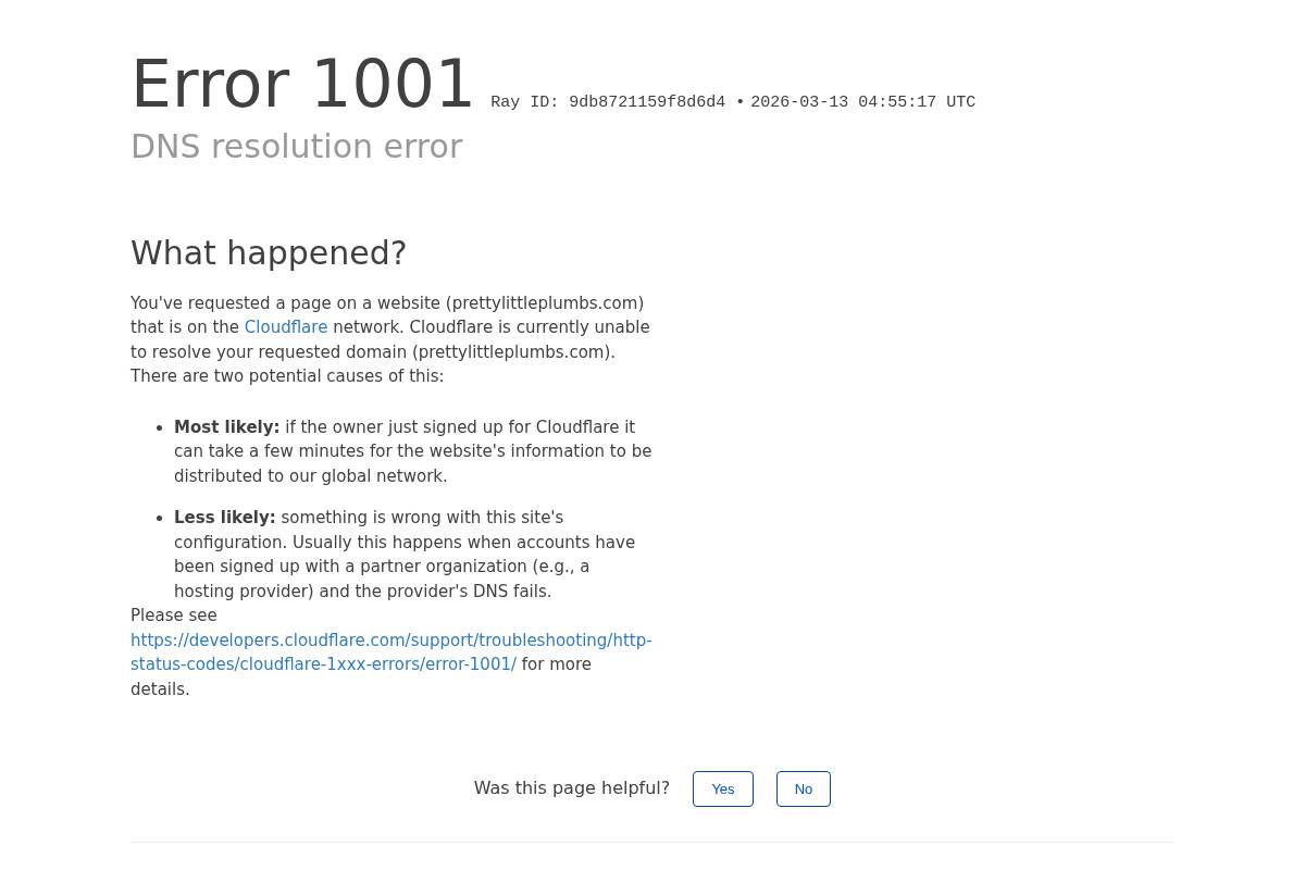 prettylittleplumbs.com homepage screenshot