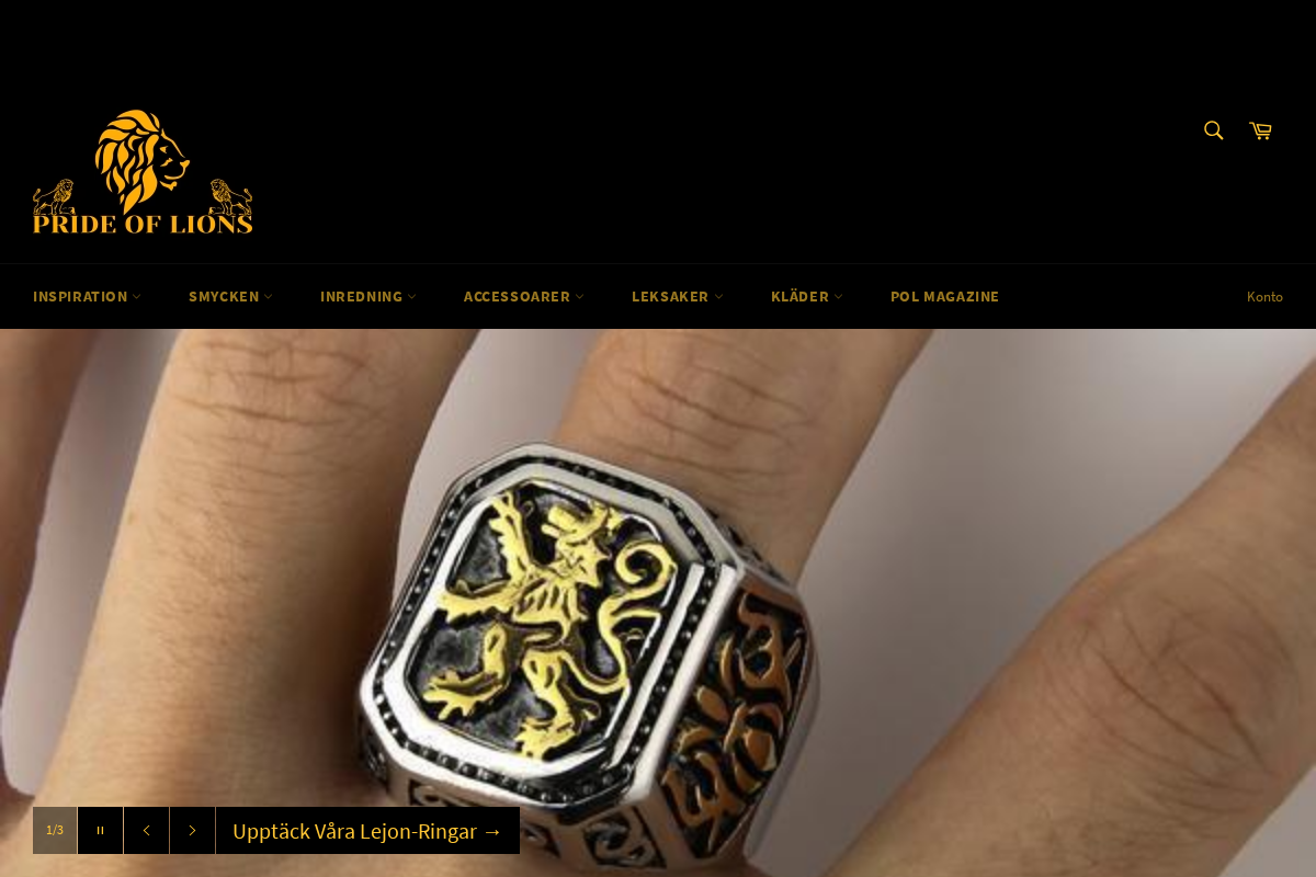 pride-of-lions.com homepage screenshot