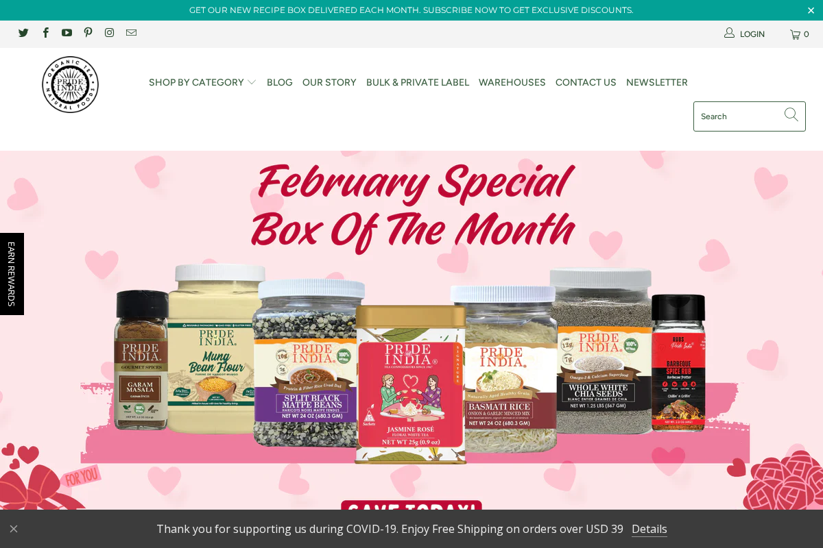 prideofindia.co homepage screenshot