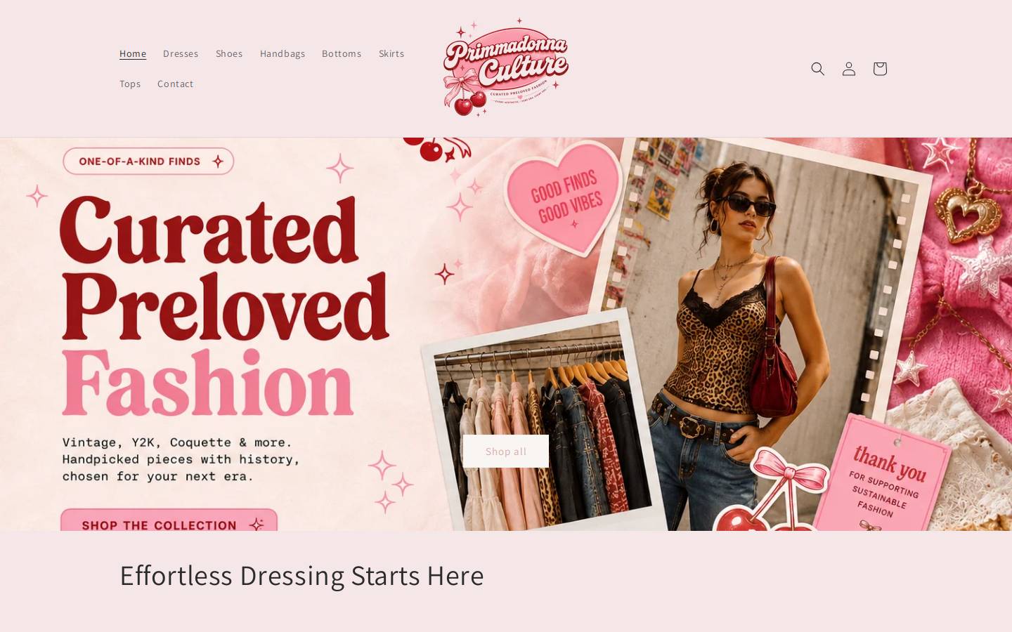 primadonnaculture.com homepage screenshot
