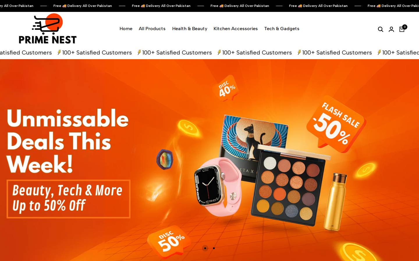 prime-nest.store homepage screenshot