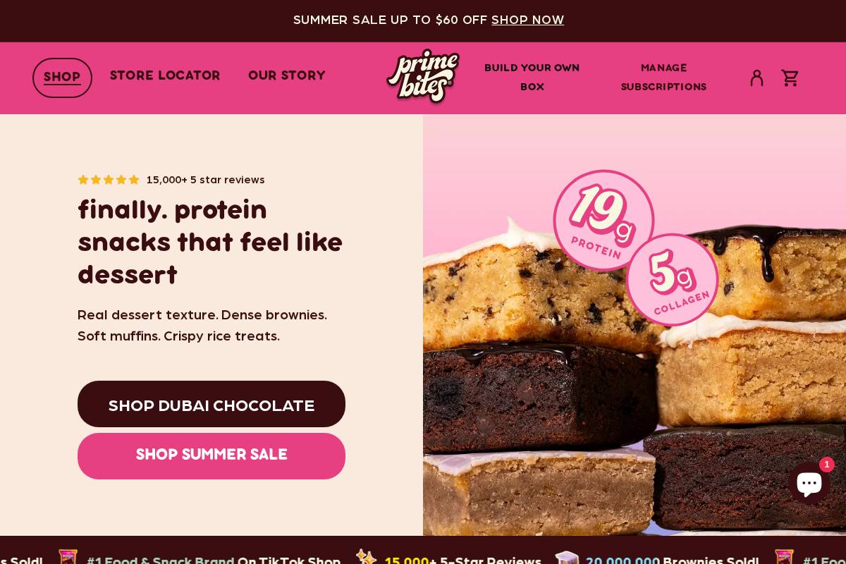 primebites.com homepage screenshot