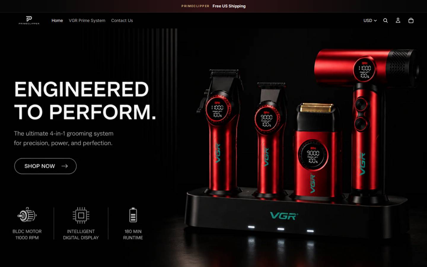 primeclipper.com homepage screenshot