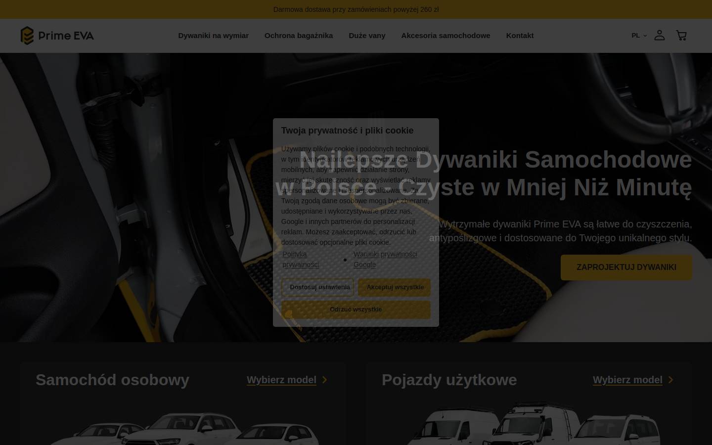 primeeva.com homepage screenshot