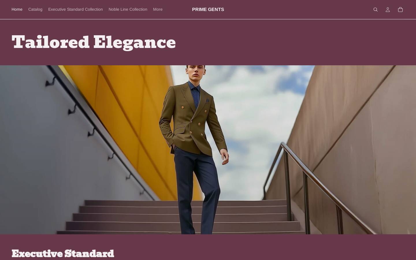 primegents.shop homepage screenshot