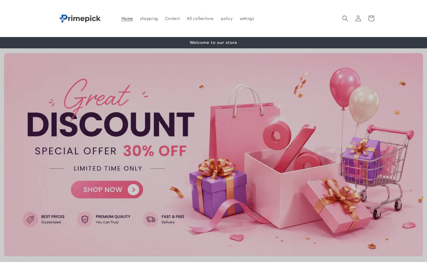 primepick.club homepage screenshot