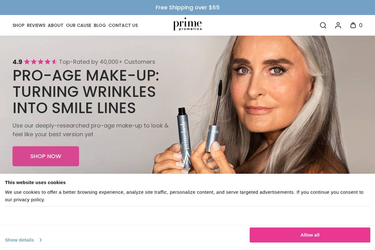 Prime Prometics homepage screenshot