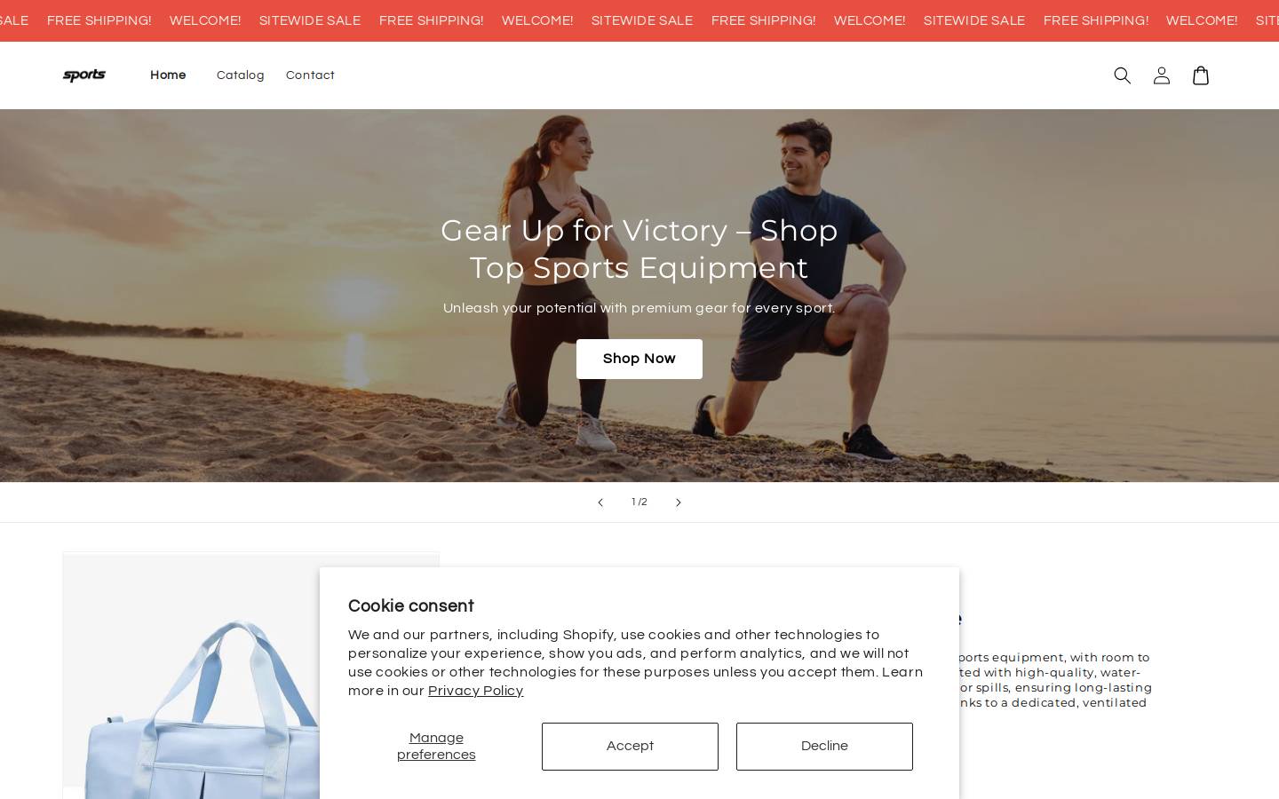 primerep.store homepage screenshot