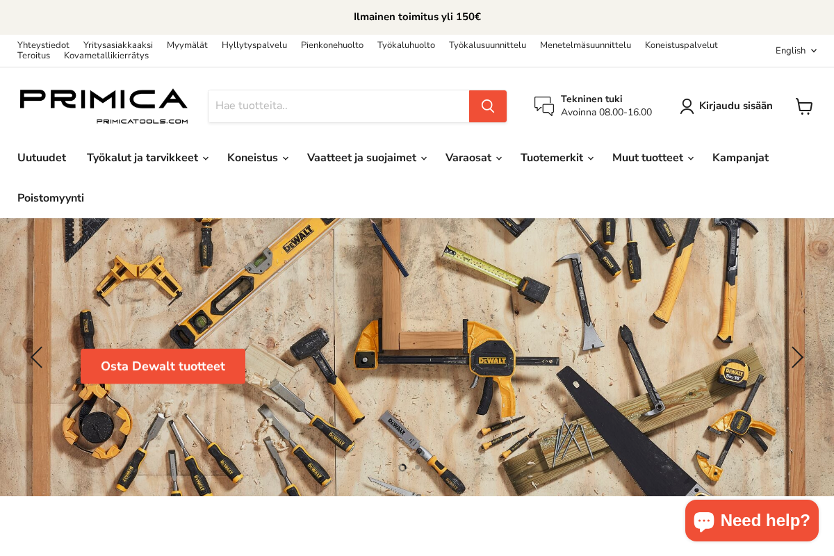 primicatools.com homepage screenshot